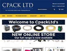 Tablet Screenshot of cpackltd.com